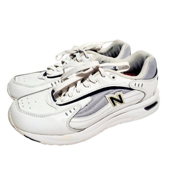 New Balance Womens White Achieve 555 Lace Up Athletic Walking Shoes Size 9 - Picture 7 of 16